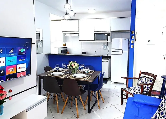 Apto 1 Novo com Varanda Gourmet, Piscina, Sauna e Sala Jogos - UBATUBA