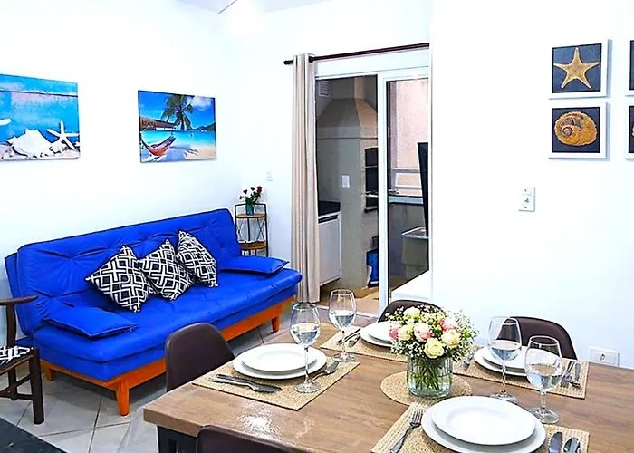Apto 1 Novo com Varanda Gourmet, Piscina, Sauna e Sala Jogos - UBATUBA